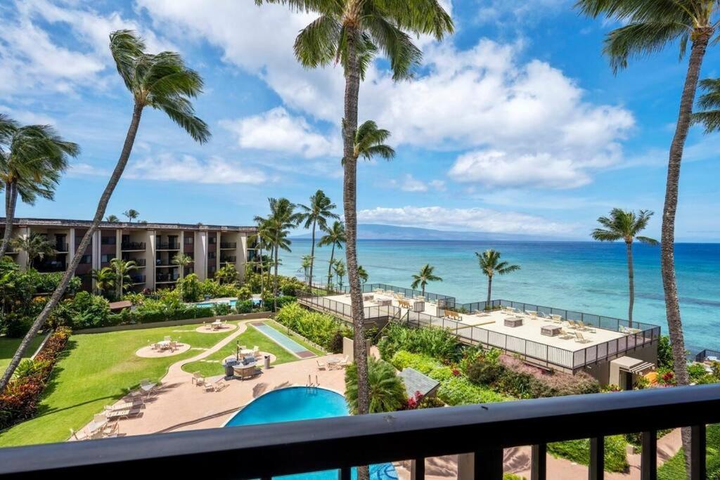 Apartament Hale Ono Loa 403- Top Floor, Ocean View, & Complete Modern Remodel Kahana Zewnętrze zdjęcie